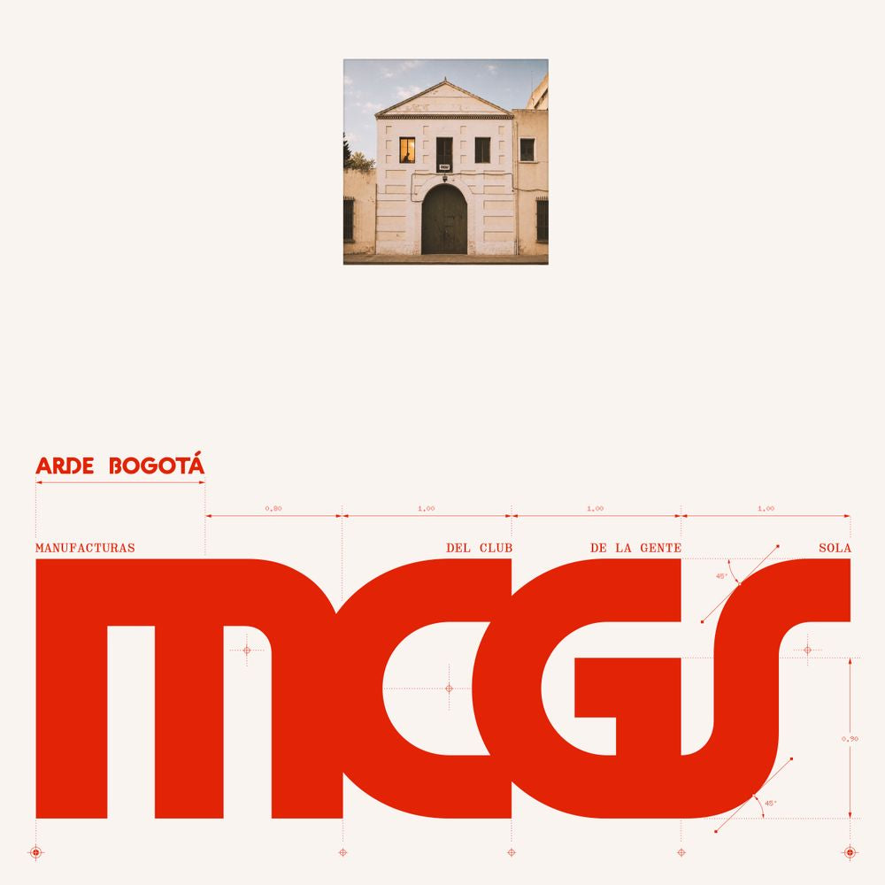 the album cover for Arde Bogotá - Manufacturas Del Club De La Gente Sola (Mcgs)