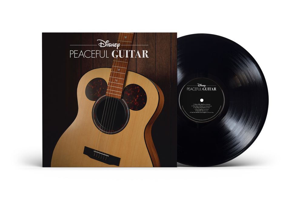 the album cover for Various Artists - Peaceful Guitar