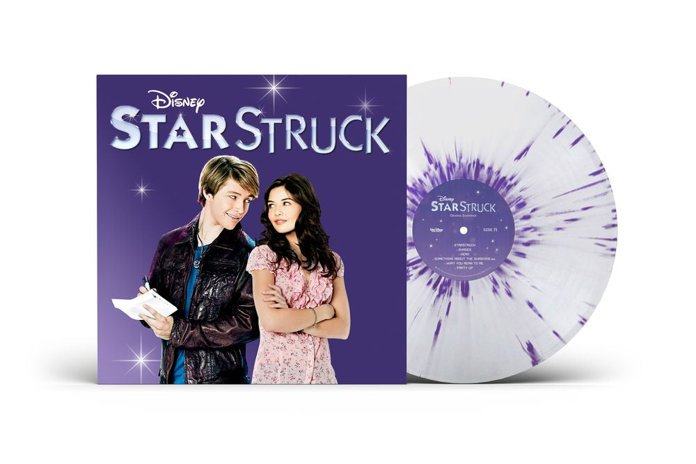the album cover for Various Artists - StarStruck - Original Soundtrack [Starlight White/Purple Splatter]