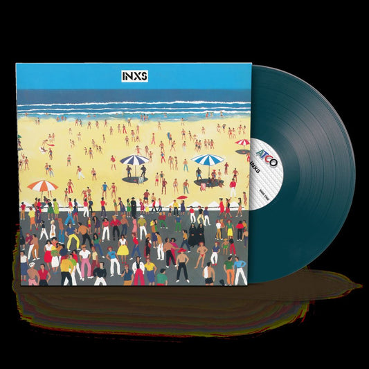 the album cover for INXS - INXS [Sea Blue, Brick & Mortar Exclusive]