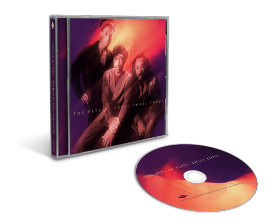 the album cover for Tony! Toni! Toné! - The Hits of Tony! Toni! Toné!