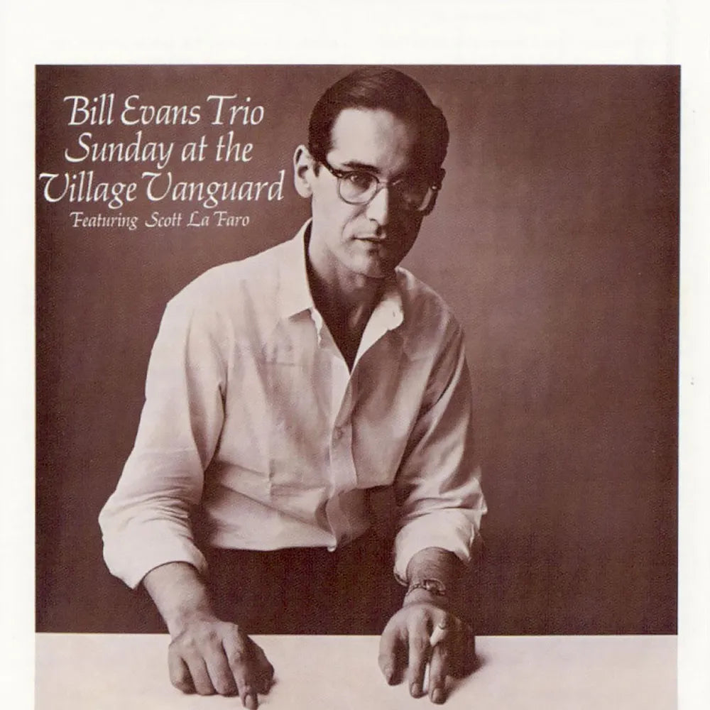 the album cover for Bill Evans Trio - Sunday At The Village Vanguard - [Clear Orange]