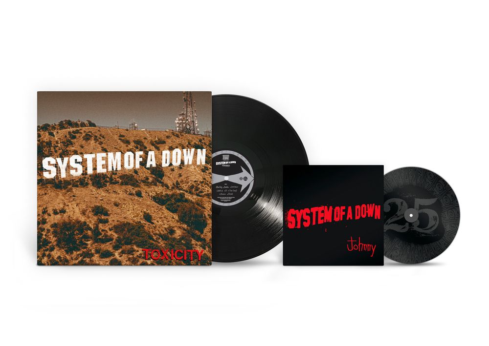 the album cover for System Of A Down - Toxicity - 25th Anniversary [LP + 7"]