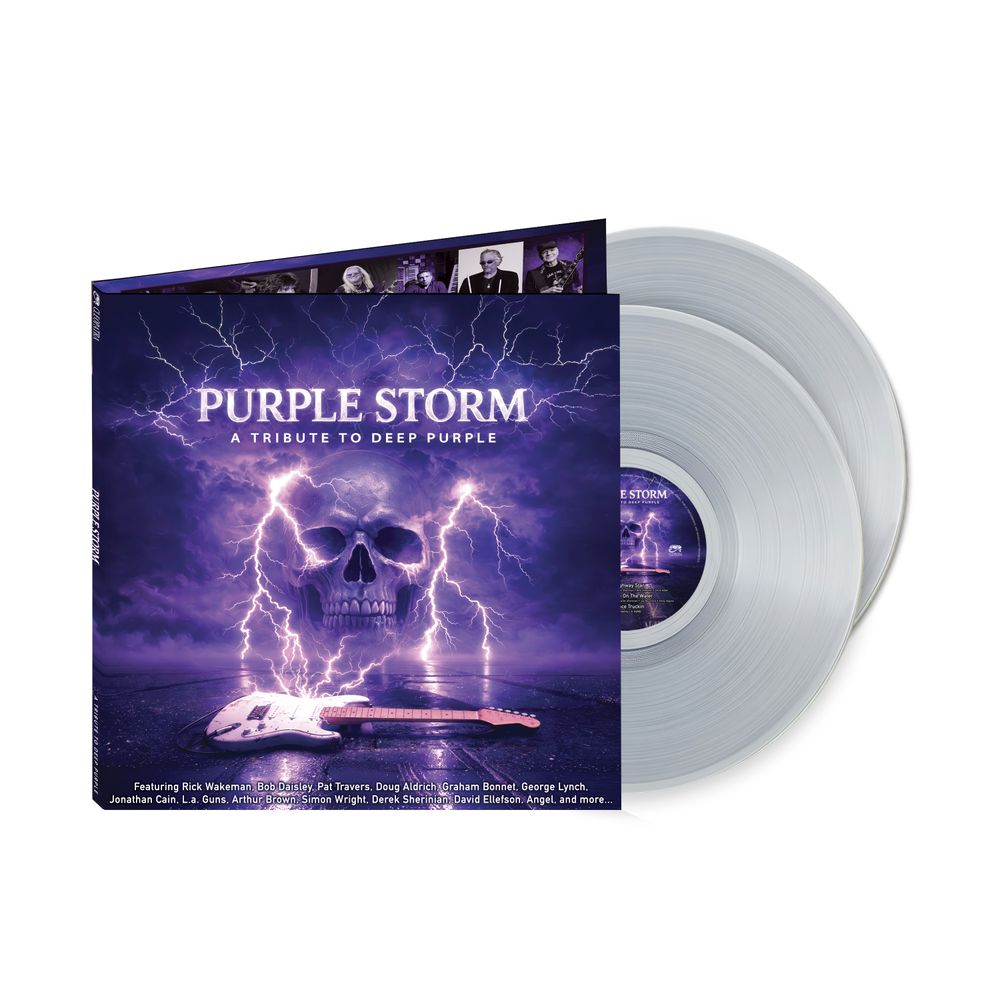 the album cover for Various Artists - Purple Storm - A Tribute to Deep Purple [Clear]
