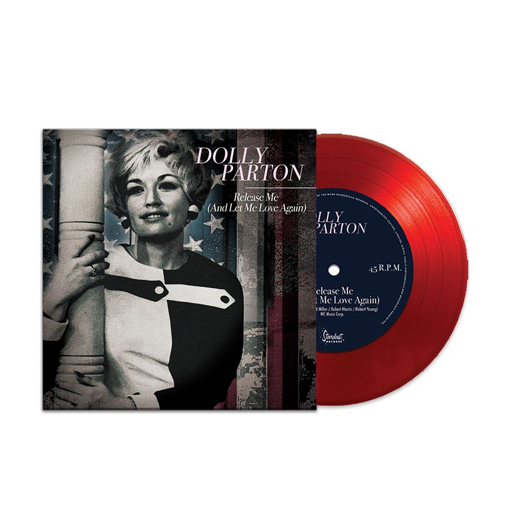 the album cover for Dolly Parton - Release Me (And Let Me Love Again) [Red]