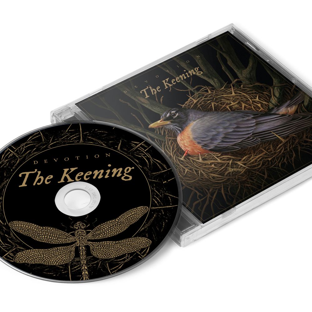 the album cover for The Keening - Devotion