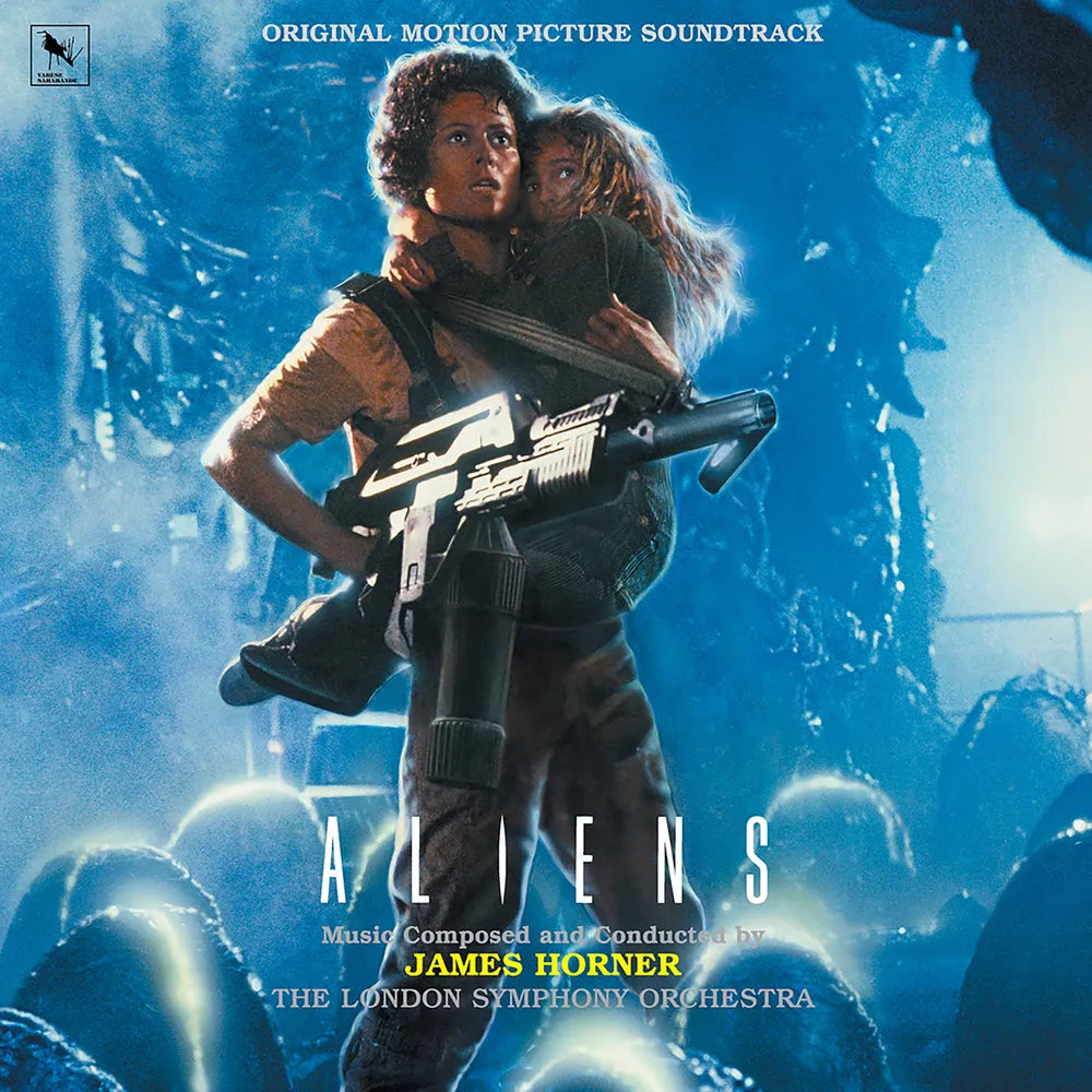 the album cover for James Horner - Aliens - 40th Anniversary Edition [Silver]