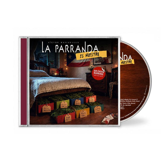 the album cover for Victor Manuelle - La Parranda Es Nuestra