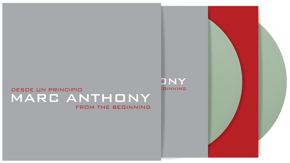 the album cover for Marc Anthony - Desde Un Principio: From The Beginning [Coke Bottle Clear 2 LP]