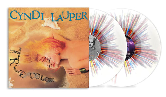 the album cover for Cyndi Lauper - True Colors - 40th Anniversary [Rainbow Sprinkle]