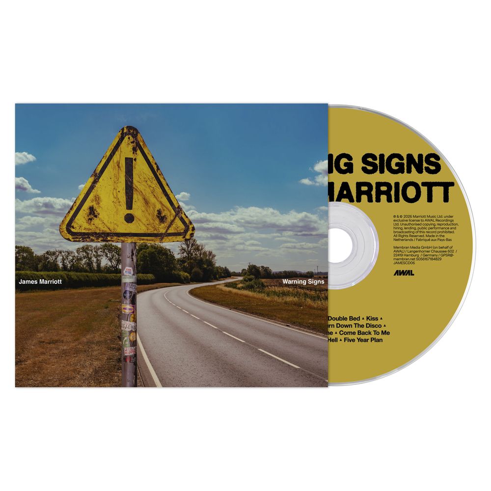 the album cover for James Marriott - Warning Signs