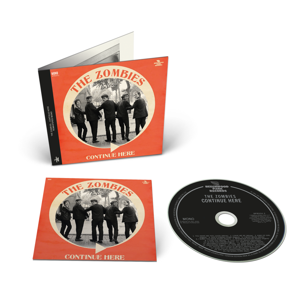 the album cover for The Zombies - Continue Here - Mono Remastered [with Extra Track]