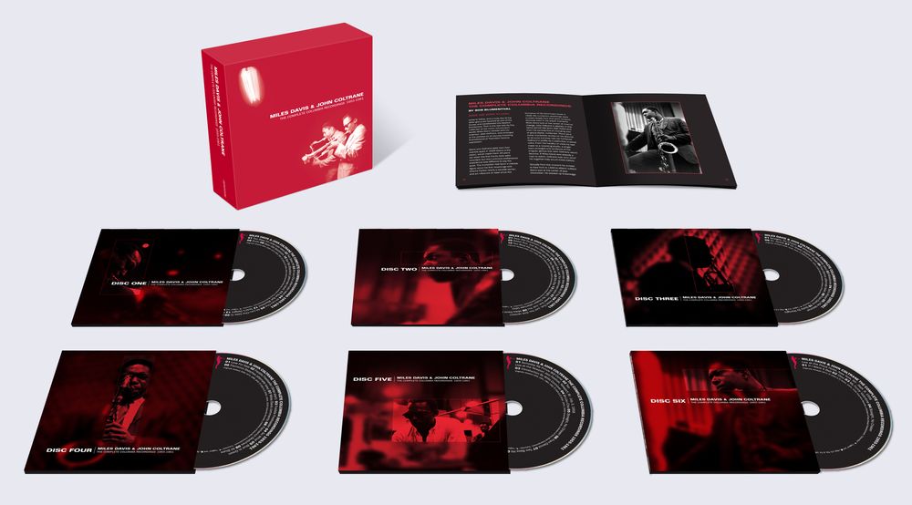 the album cover for Miles Davis & John Coltrane - Miles Davis & John Coltrane - The Complete Columbia Recordings: 1955-1961 [6 Disc Box Set]