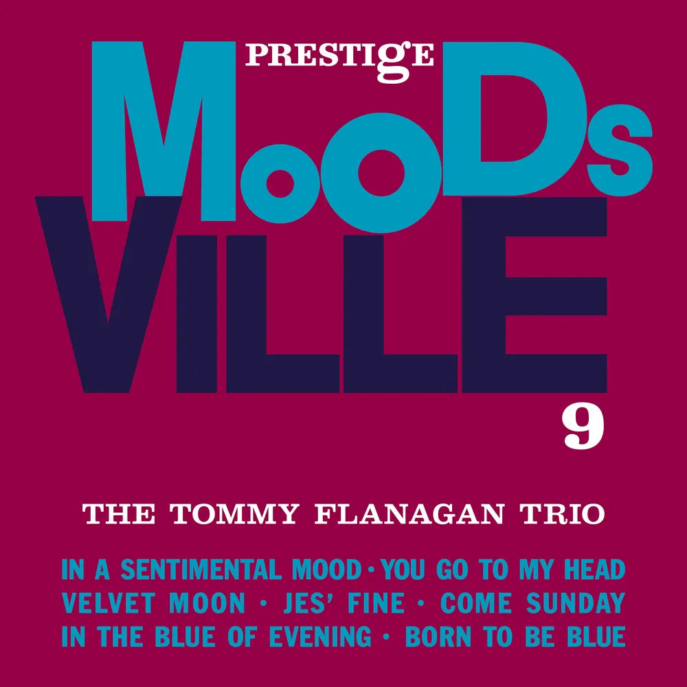 the album cover for The Tommy Flanagan Trio - The Tommy Flanagan Trio, Vol. 9 - Moodsville Series [180g Black with tip-on jacket]