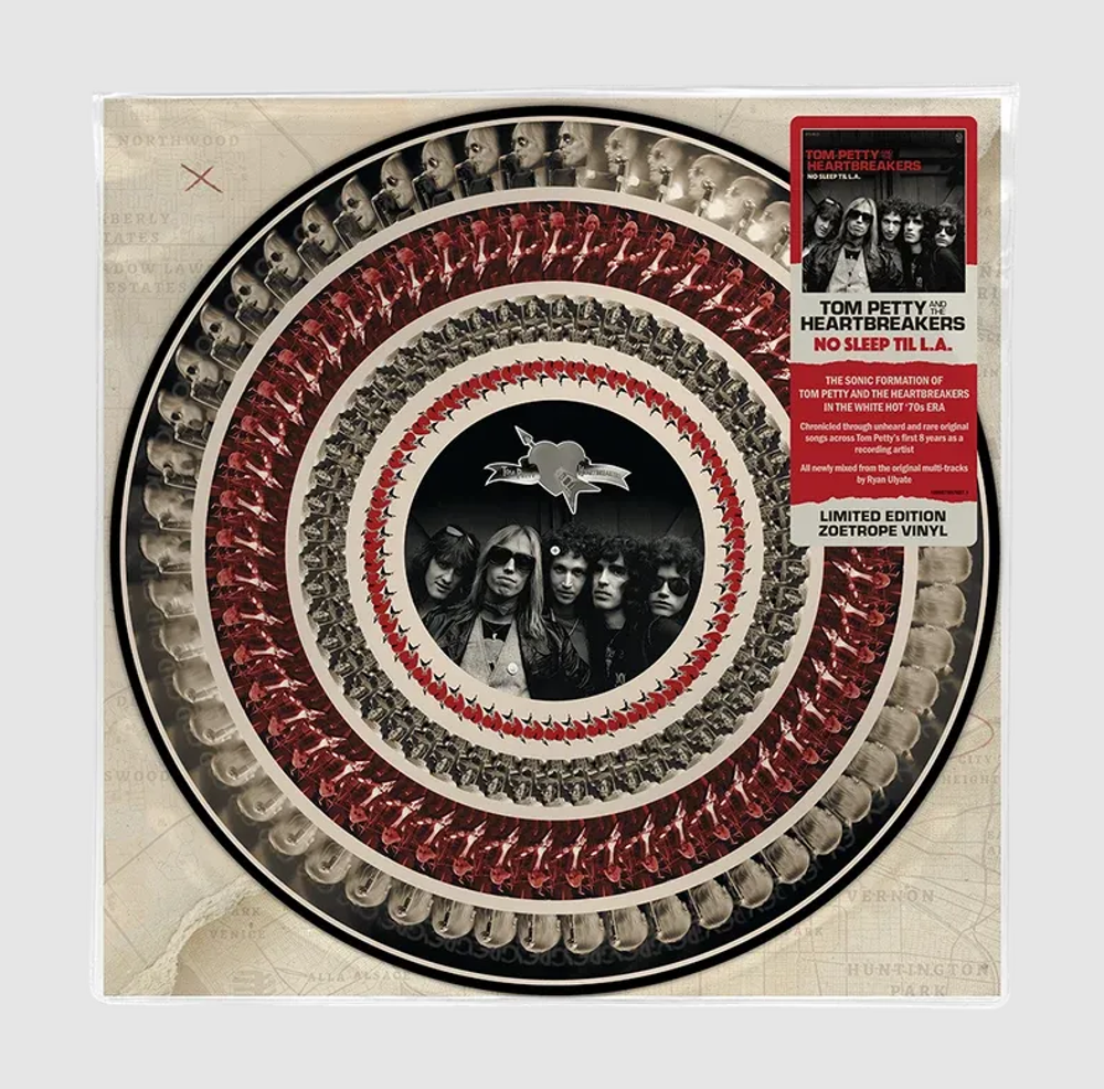 the album cover for Tom Petty And The Heartbreakers - No Sleep Til L.A. [Zoetrope]