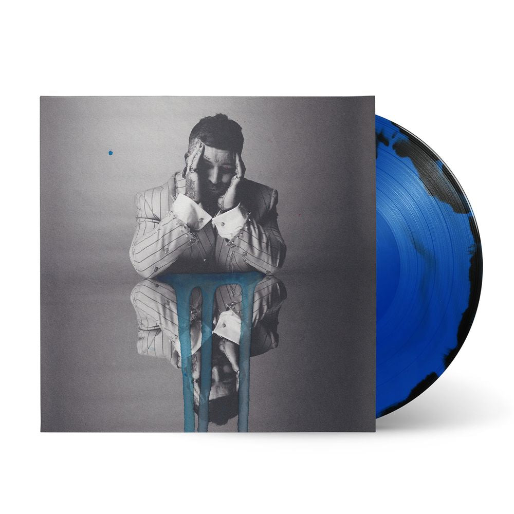 the album cover for Teddy Swims - UGLY [Indie Exclusive Black and Blue]