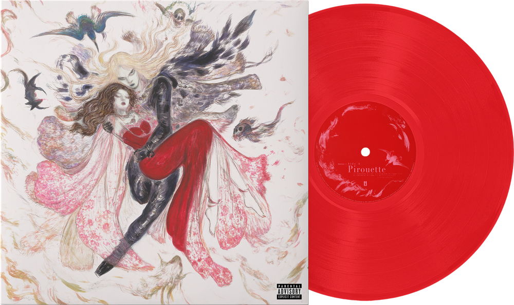 the album cover for 2hollis - PIROUETTE [Red]
