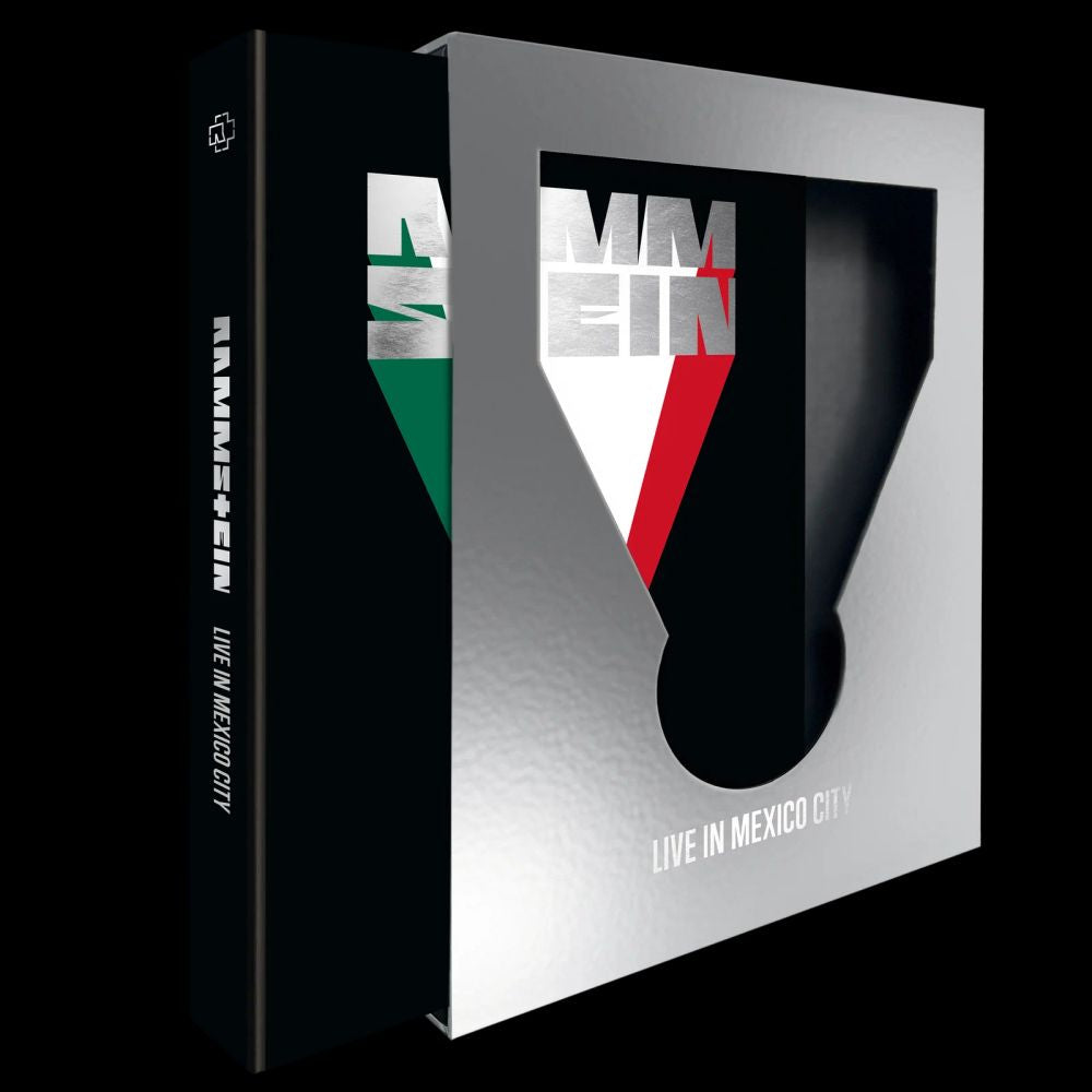 the album cover for Rammstein - LIVE IN MEXICO CITY [Deluxe 2 CD/Blu-ray]