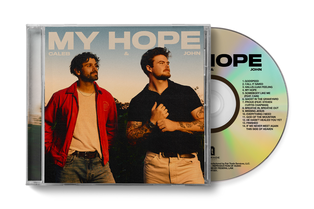 the album cover for Caleb & John - My Hope