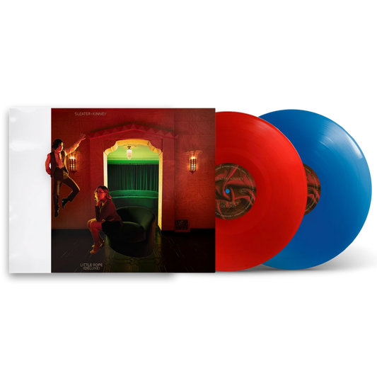 the album cover for Sleater-Kinney - Little Rope - Deluxe Edition (3 Bonus Songs) [Red / Blue]