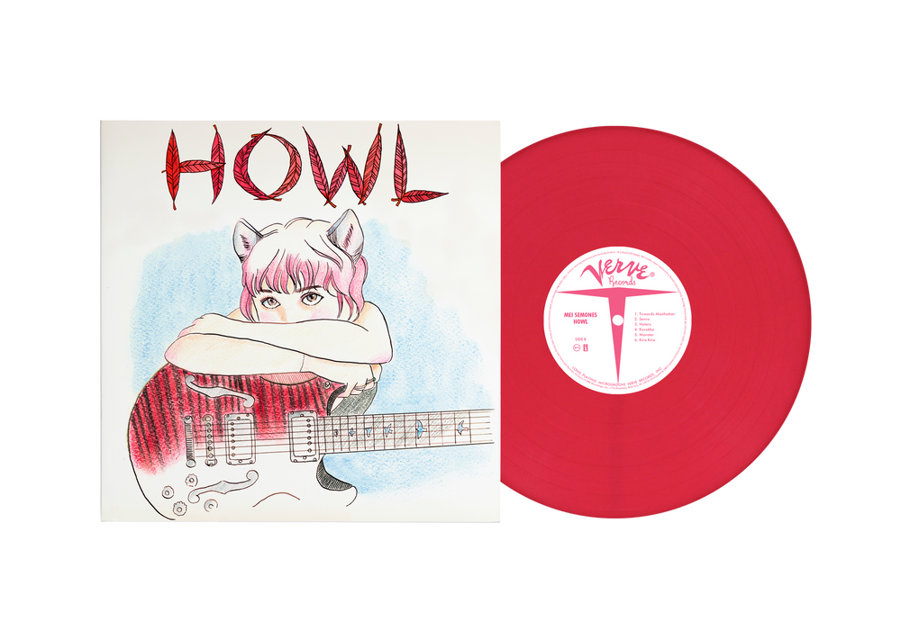 the album cover for Mei Semones - Howl [Indie Exclusive Heart Red]