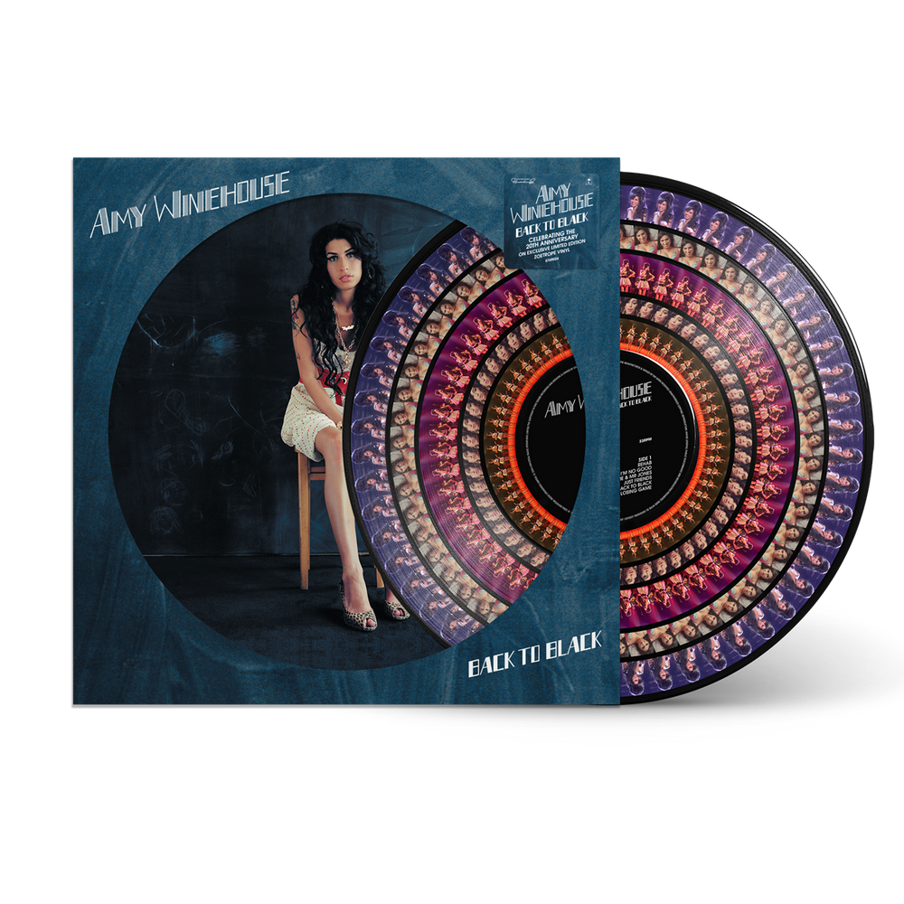 the album cover for Amy Winehouse - Back To Black - 20th Anniversary [Zoetrope]