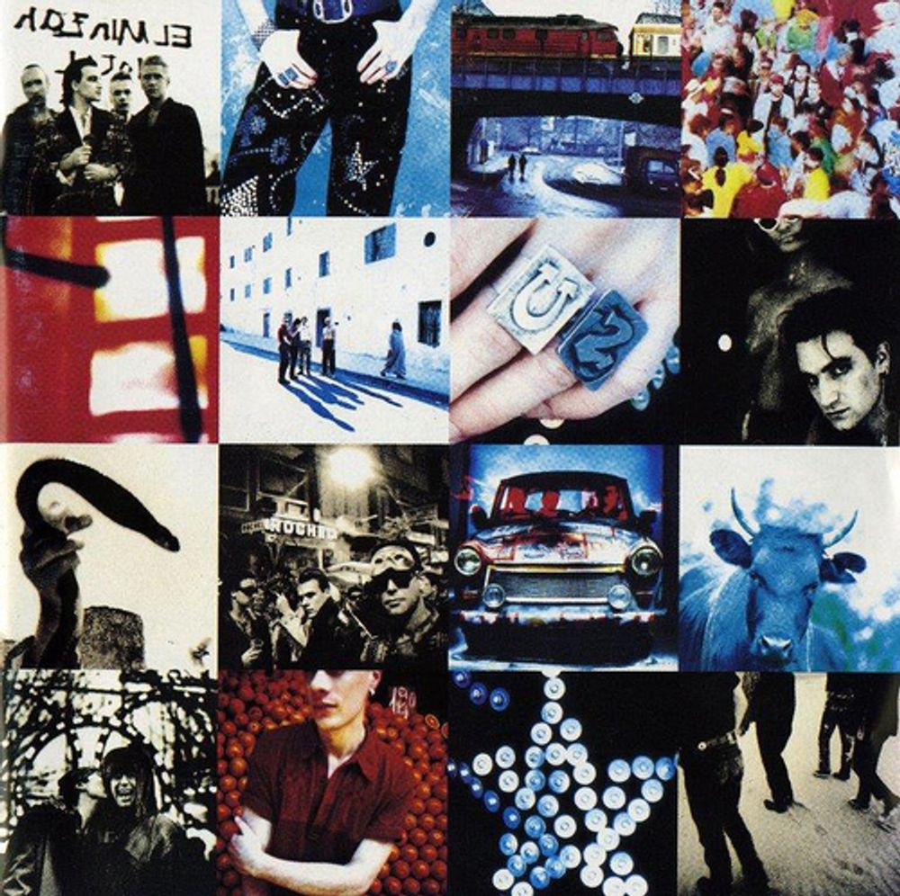 the album cover for U2 - Achtung Baby - Japan SMH/CD