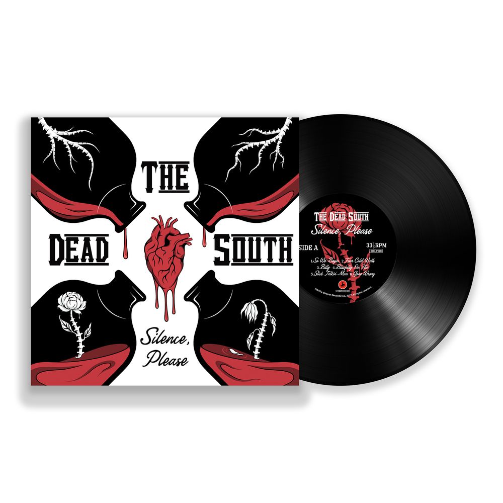 the album cover for The Dead South - Silence, Please [Black]