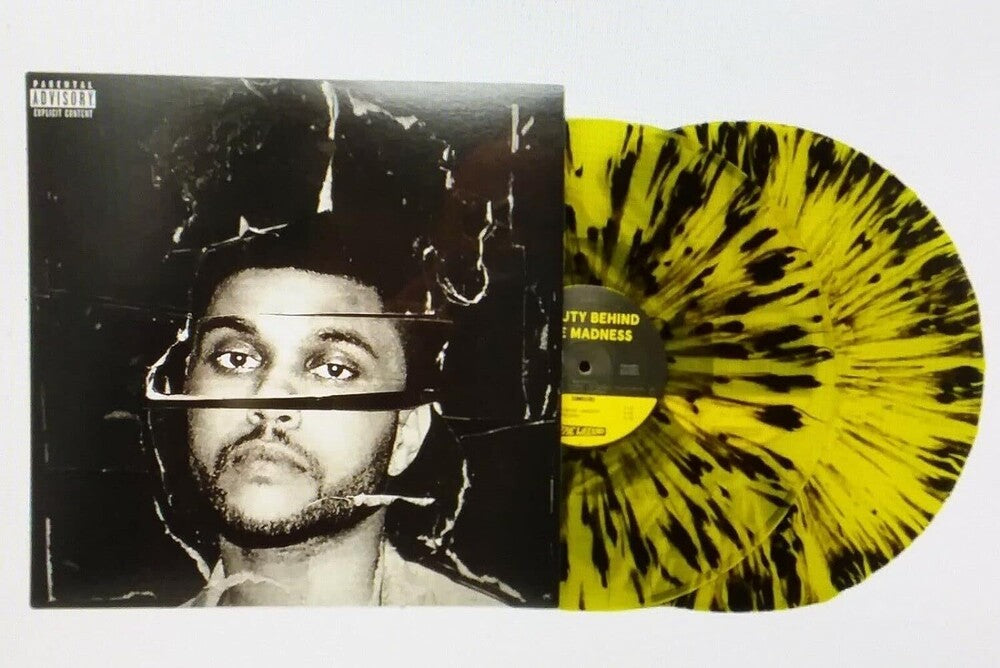 the album cover for The Weeknd - Beauty Behind The Madness (Blk) (Ylw) (Can)