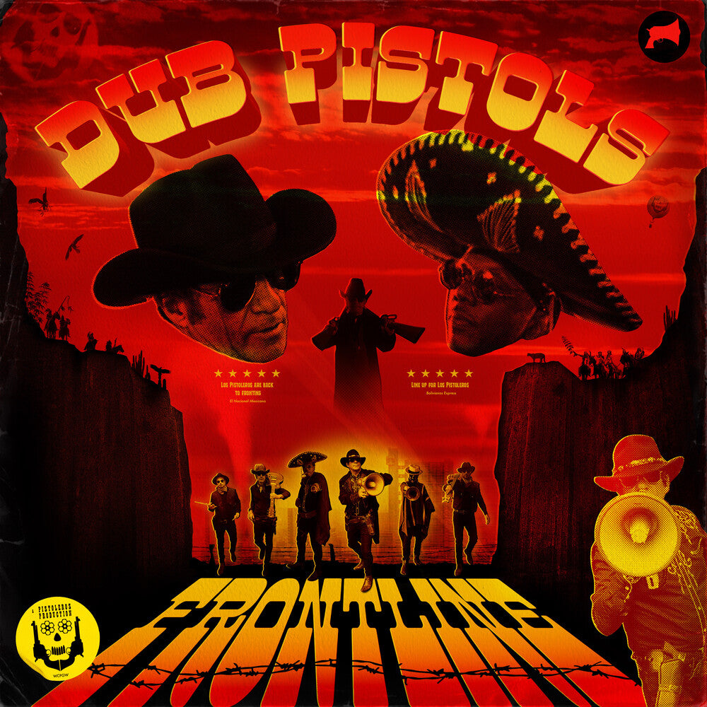the album cover for Dub Pistols - Frontline [Colored Vinyl] (Red) [Indie Exclusive]