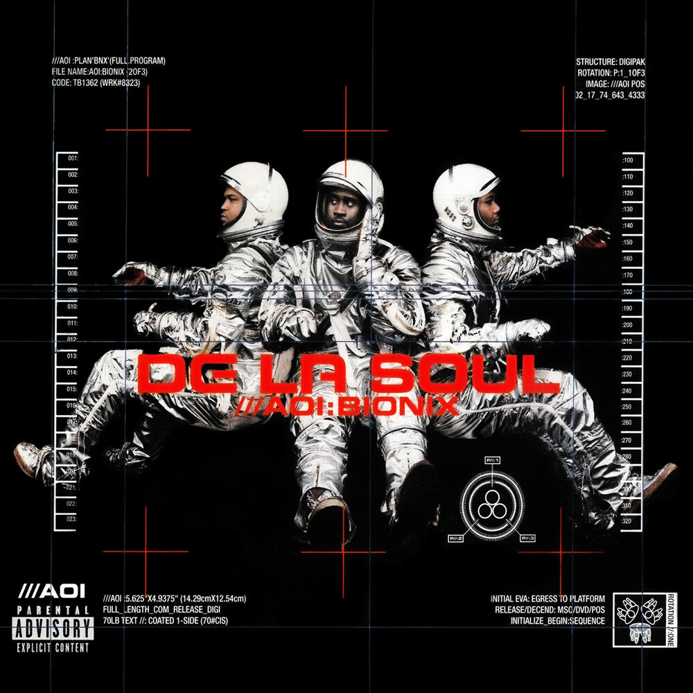 the album cover for De La Soul - AOI: Bionix