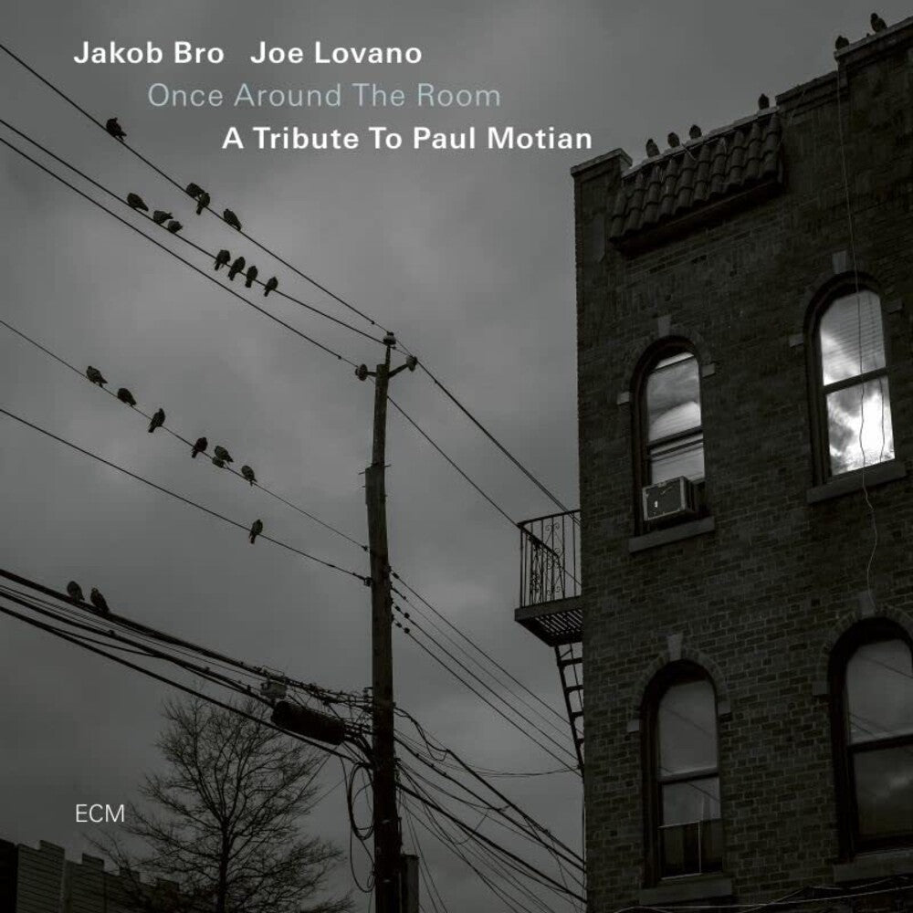 the album cover for Jakob Bro / Joe Lovano - Once Around The Room: A Tribute To Paul Motian [LP]