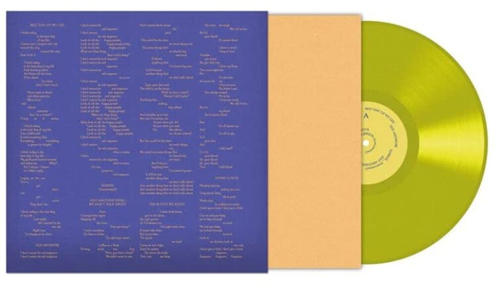 the album cover for Tom Odell - Best Day Of My Life [Limited Edition Yellow LP]