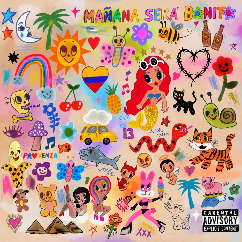 the album cover for Karol G - MAÑANA SERÁ BONITO [Clear 2 LP]
