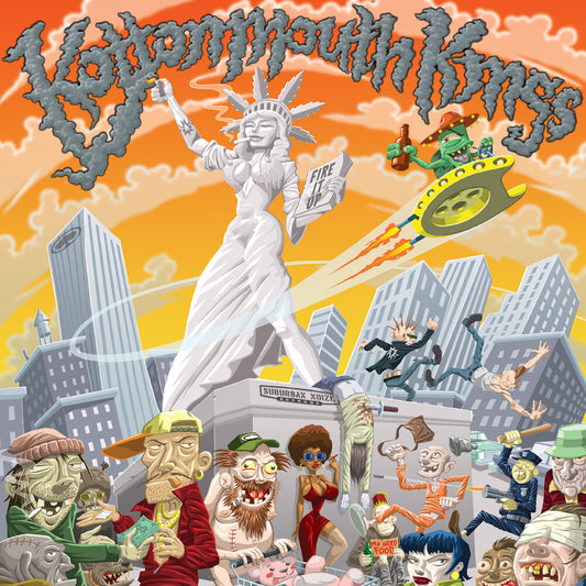 the album cover for Kottonmouth Kings - Fire It Up - Orange