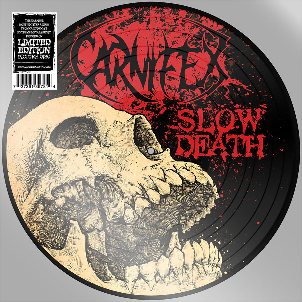 the album cover for Carnifex - Slow Death [Indie Exclusive] (Pict) [Indie Exclusive]