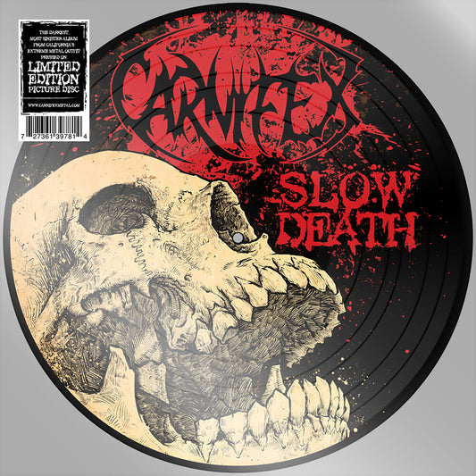 the album cover for Carnifex - Slow Death [Indie Exclusive] (Pict) [Indie Exclusive]