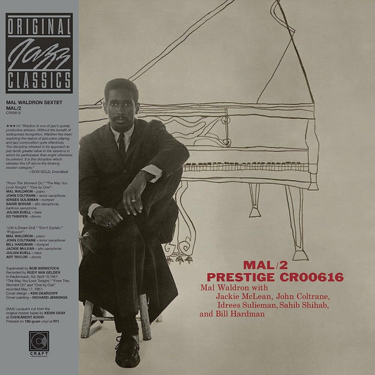 the album cover for Mal Waldron Sextet - Mal/2: Original Jazz Classics Series [LP]