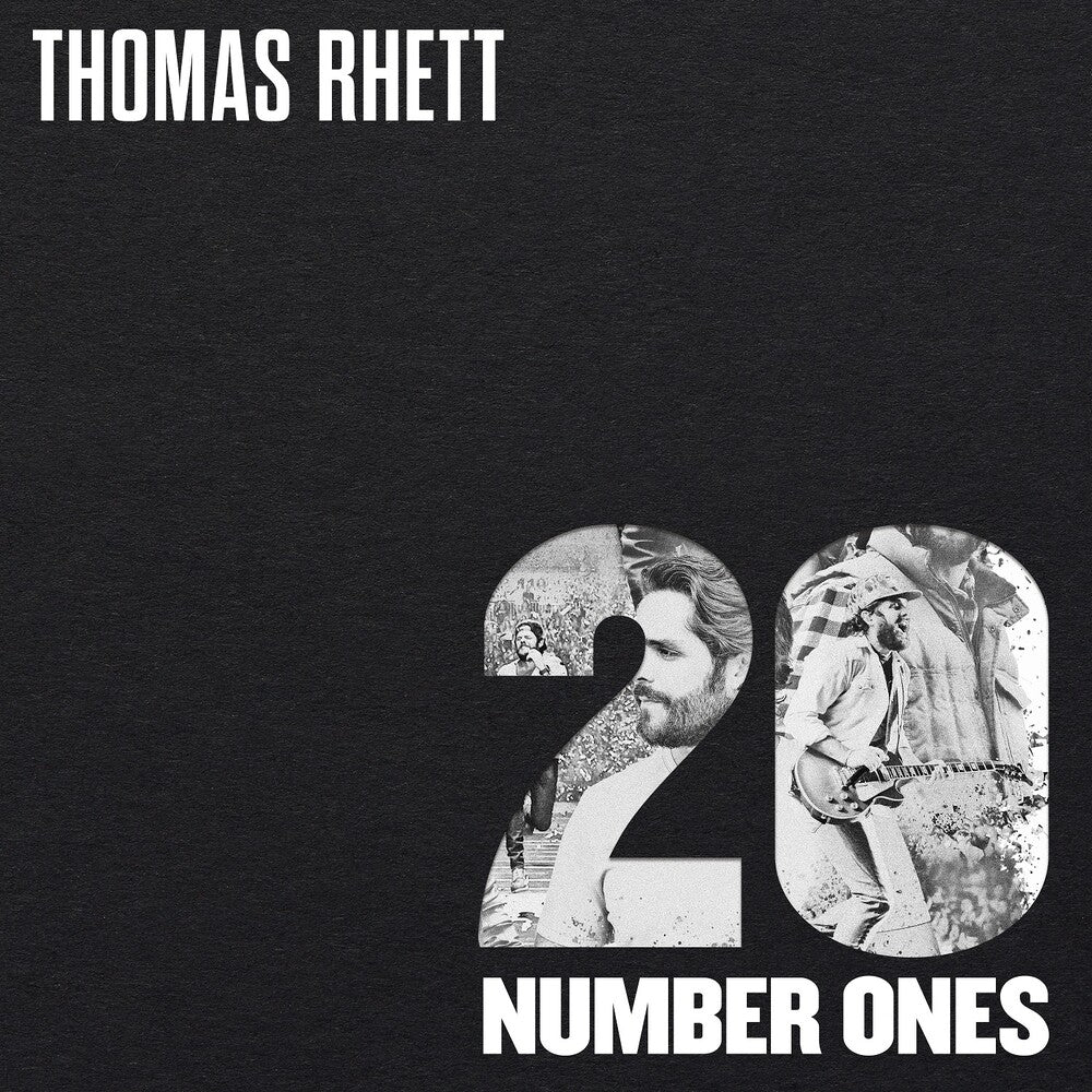 the album cover for Thomas Rhett - 20 Number Ones [Silver Metallic 2 LP]