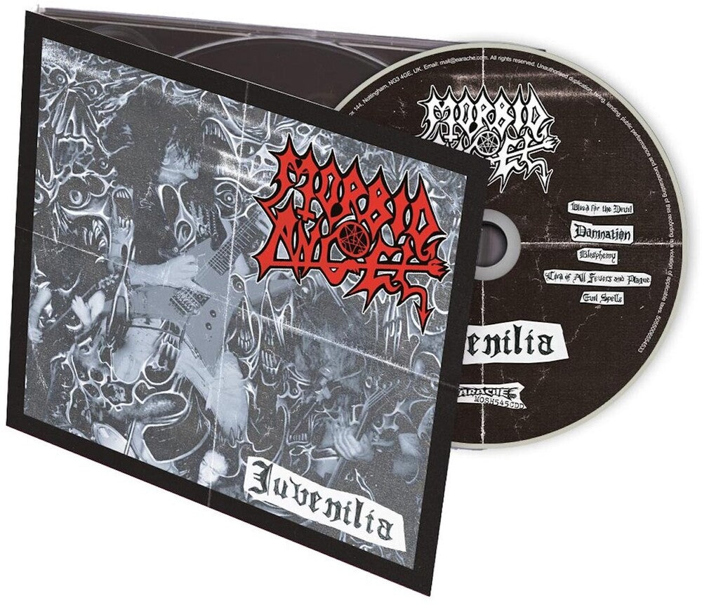 the album cover for Morbid Angel - Juvenilia