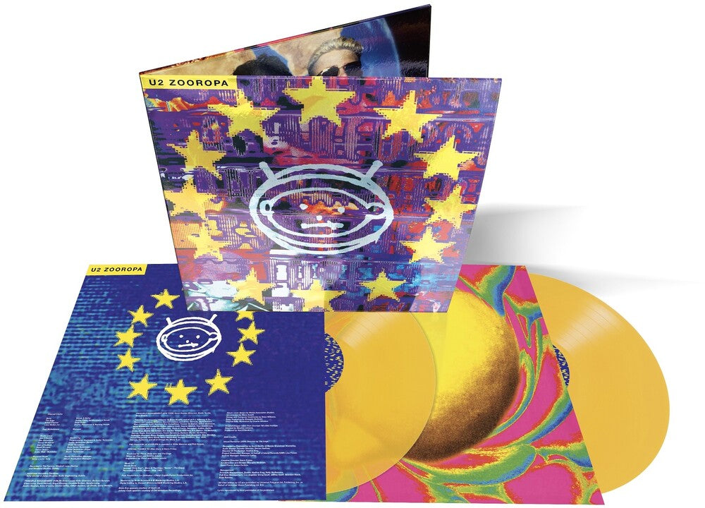 the album cover for U2 - Zooropa: 30th Anniversary [Transparent Yellow 2 LP]