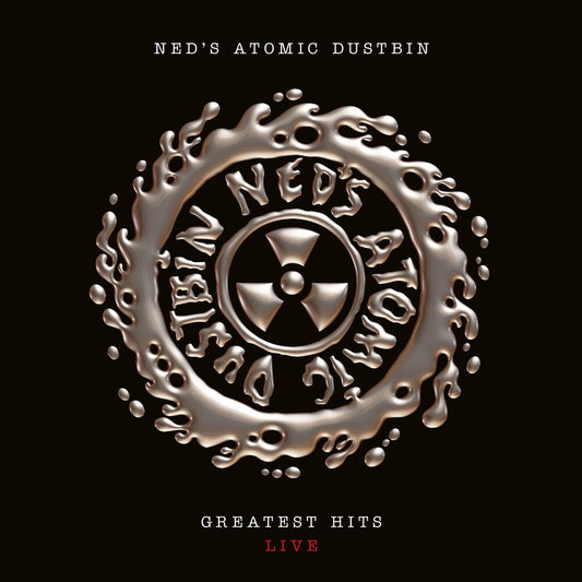 the album cover for Ned's Atomic Dustbin - Greatest Hits Live [Colored Vinyl] (Red)