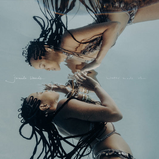 the album cover for Jamila Woods - Water Made Us [Arctic Swirl LP]