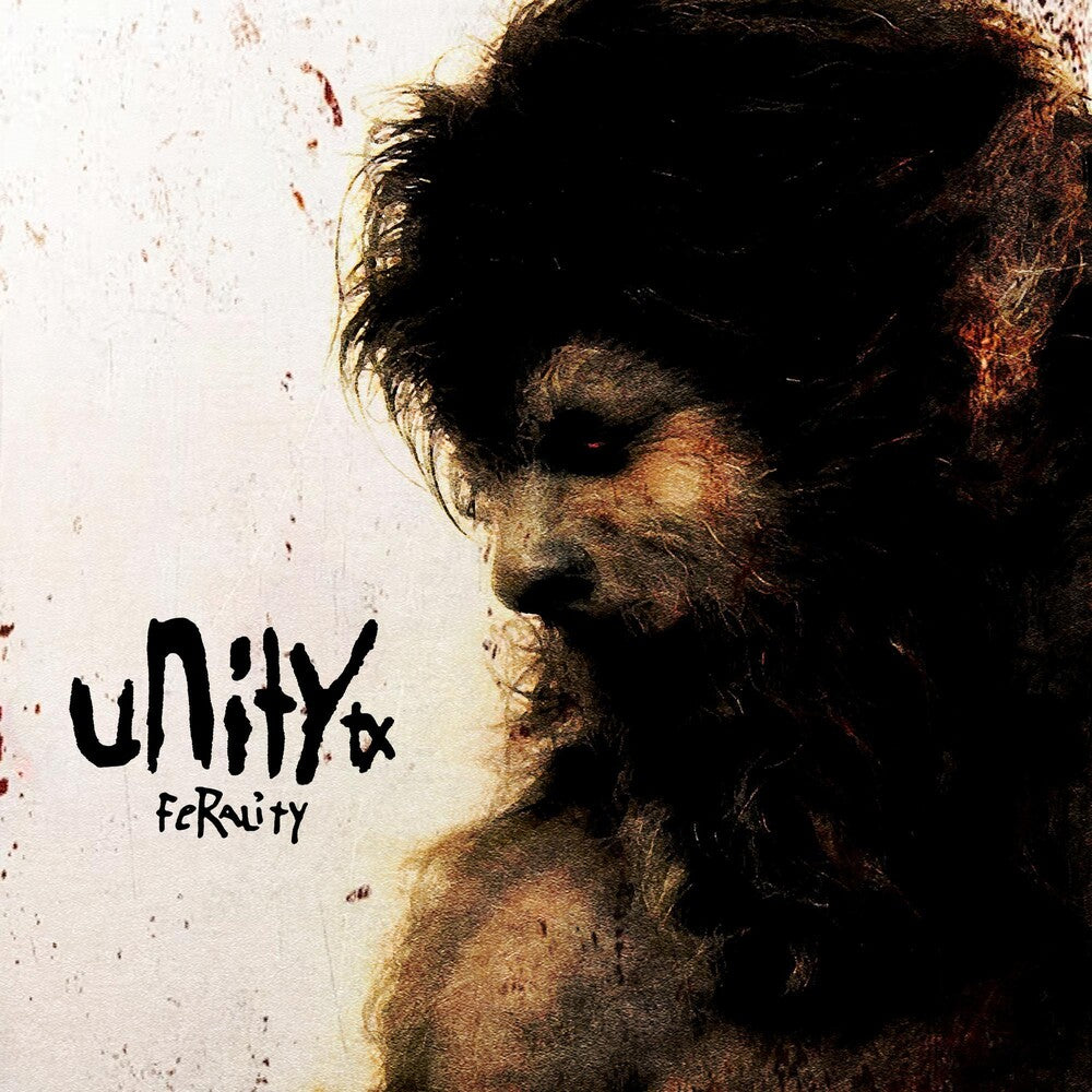 the album cover for Unitytx - Ferality [Indie Exclusive Limited Edition Clear / Brown / Beer Tri-Stripe LP]