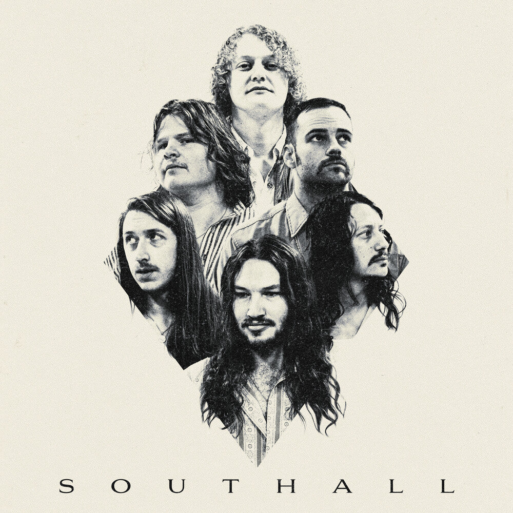 the album cover for SOUTHALL - Southall [Indie Exclusive Limited Edition Black & White Splatter LP]