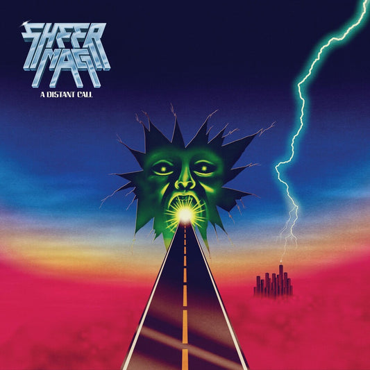 the album cover for Sheer Mag - A Distant Call [Indie Exclusive Limited Edition Clear Red LP]