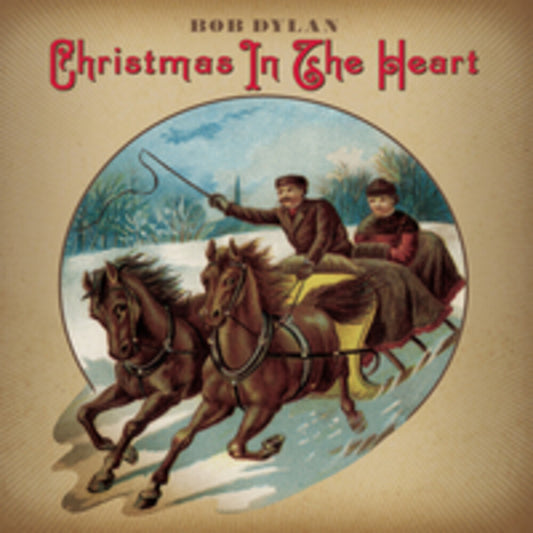the album cover for Bob Dylan - Christmas In The Heart [LP]