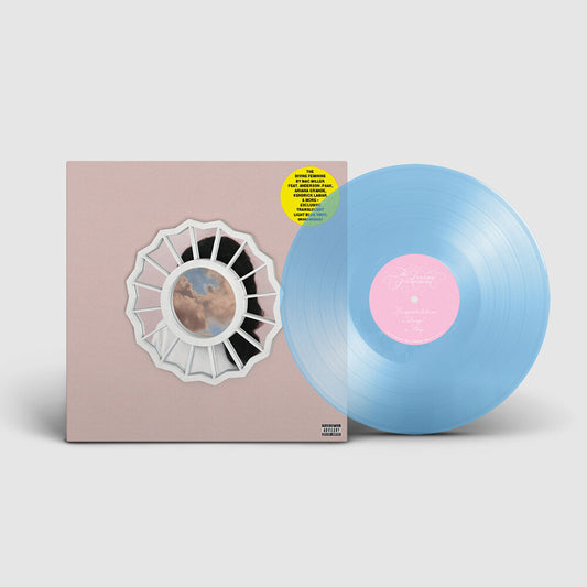 the album cover for Mac Miller - The Divine Feminine [Indie Exclusive Limited Edition Light Blue Transparent LP]