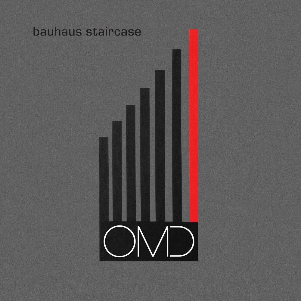 the album cover for Orchestral Manoeuvres in the Dark (O.M.D.) - Bauhaus Staircase [Indie Exclusive Limited Edition Red LP]