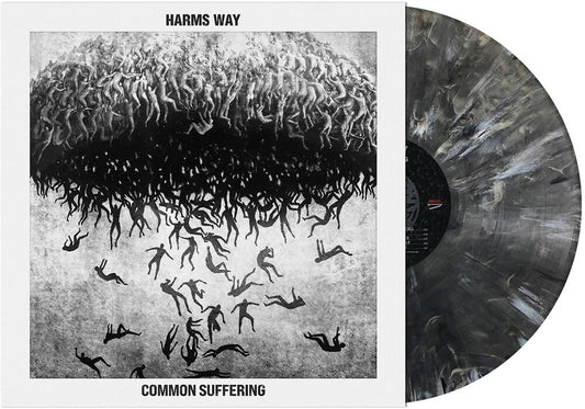 the album cover for Harms Way - Common Suffering [Limited Edition Green, White and Black LP]